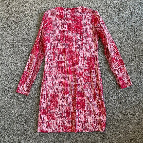 Ibkul Womens Small Diane Print Long Sleeve Shift Dress UPF 50 Golf Athletic - Picture 5 of 11